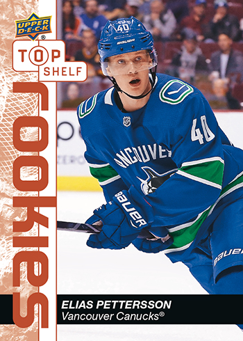 upper deck elias pettersson top shelf rookie nscc