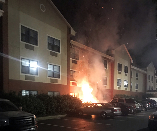 2019 gen con fire extended stay hotel indianapolis