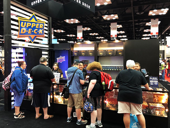 upper deck gen con booth games legendary purchase fans gamers