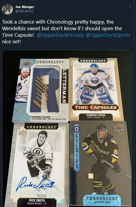 2019 nhl chronology upper deck collect alumni association collect