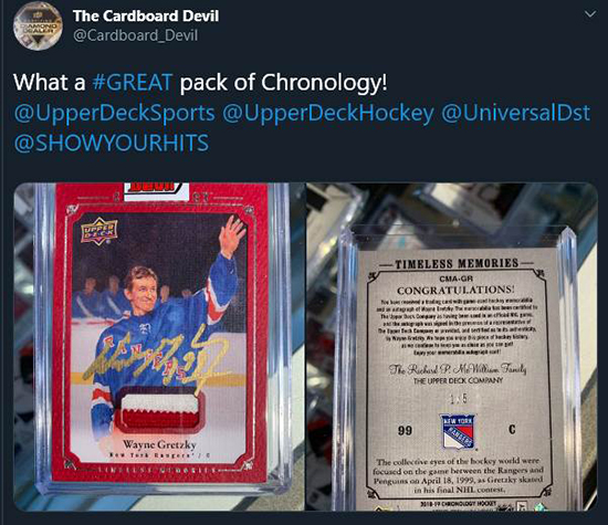 2019 nhl chronology upper deck collect alumni association collect