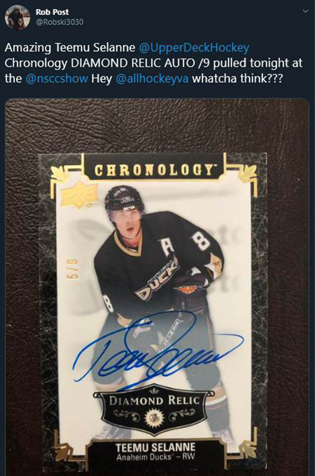 2019 nhl chronology upper deck collect alumni association collect