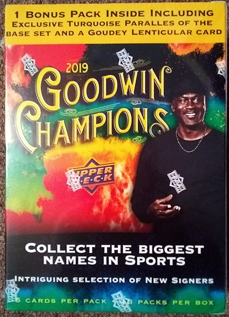 2019 goodwin champions upper deck walmart trading card section