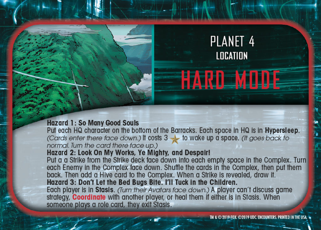 Legendary Encounters Alien Covenant Location Planet 4 Hard Mode