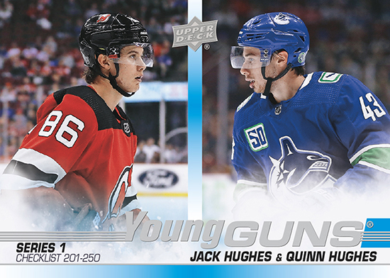 upper deck series one young guns 2019-20 nhl