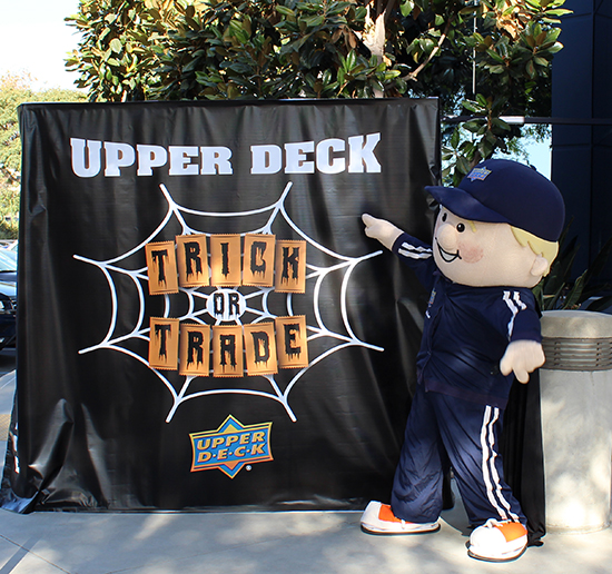 upper deck trick or trade community relations event