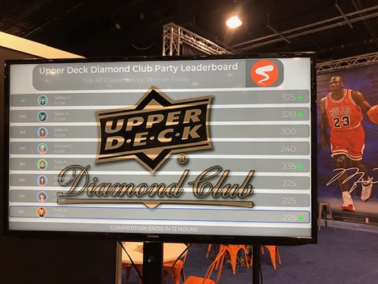 upper deck diamond club leaderboard national