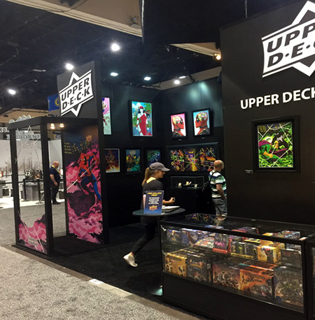 upper deck corporate booth san diego comic con