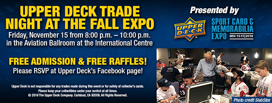 upper deck fall expo trade night