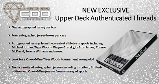 upper deck authenticated threads blind box jersey product