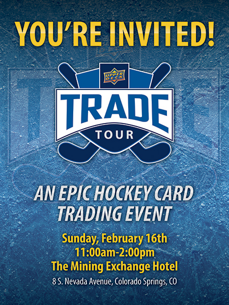 upper deck trade tour hockey card show