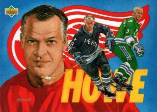 upper deck gordie howe heroes of hockey