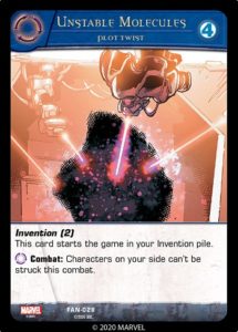 3-2020-upper-deck-marvel-vs-system-2pcg-fantastic battles-invention-unstable-molecules