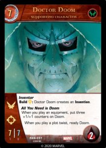 4-2020-upper-deck-marvel-vs-system-2pcg-fantastic battles-supporting-character-doctor-doom