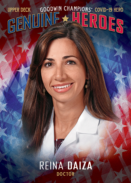 upper deck covid 19 coronavirus heroes doctor reina daiza