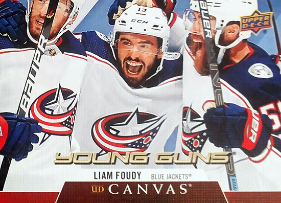 2020-21 nhl upper deck series one young guns liam foudy