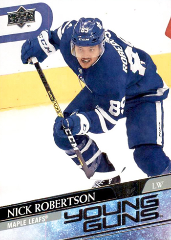 2020-21 nhl upper deck series one young guns  nick robertson