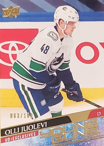 2020-21 nhl upper deck series one young guns olli juolevi