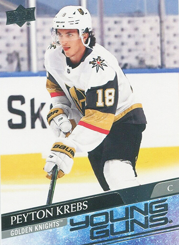 2020-21 nhl upper deck series one young guns peyton krebs