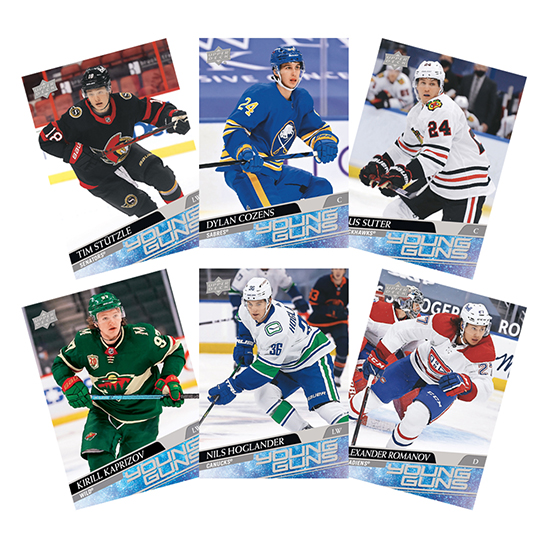 upper deck 2020 2021 young guns nhl rookies series two