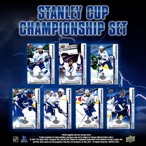 upper deck nhl 2020 stanley cup championship set tampa bay lightning