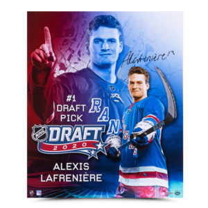 Alexis Lafrenière Draft Day - Upper Deck Authenticated Memorabilia