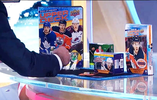 upper deck nhl cards tv network hockey