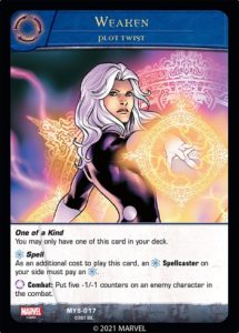 1-2021-upper-deck-vs-system-2pcg-marvel-mystic-arts-plot-twist-spell-weaken