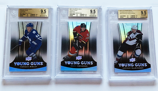 upper deck acetate young guns master collection super collector