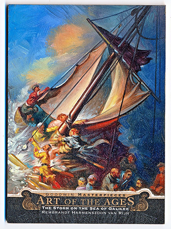 netflix this is a robbery rembrant storm on the sea of galilee upper deck art card