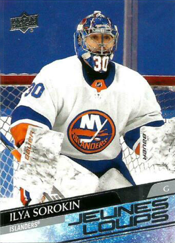 upper deck young guns rookie card ilya sorokin