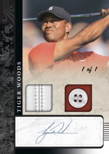 Tiger Woods Artifacts Stars Card