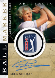 Greg Norman Ball Marker Card