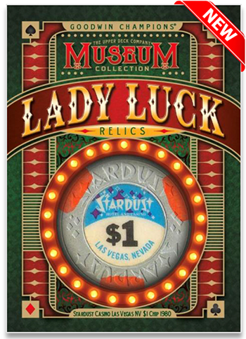 upper deck goodwin champions lady luck casino chip trading cards
