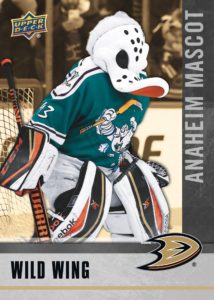 Wild Wing NHCD Anaheim Ducks Mascot Card