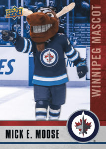 Mick E. Moose NHCD Winnipeg Jets Mascot Card