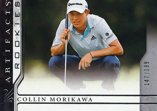 collin morikawa upper deck artifacts rookie card