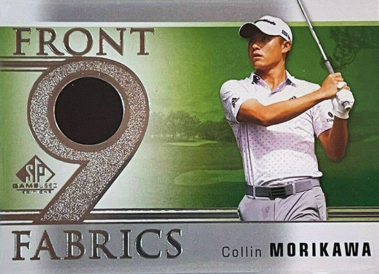 collin morikawa front 9 fabrics pga tour card