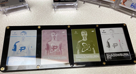 upper deck overwatch league trading cards blizzard printing plate esports