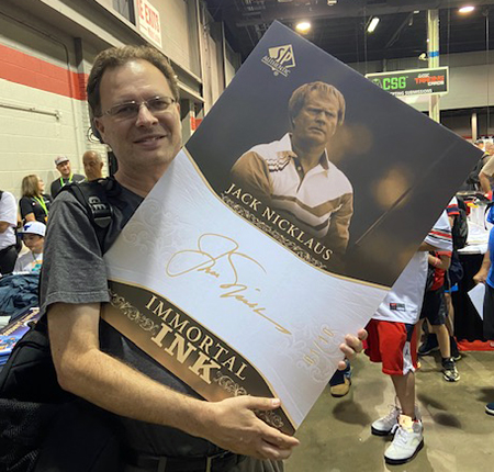 upper deck welcome raffle jack nicklaus blow-up