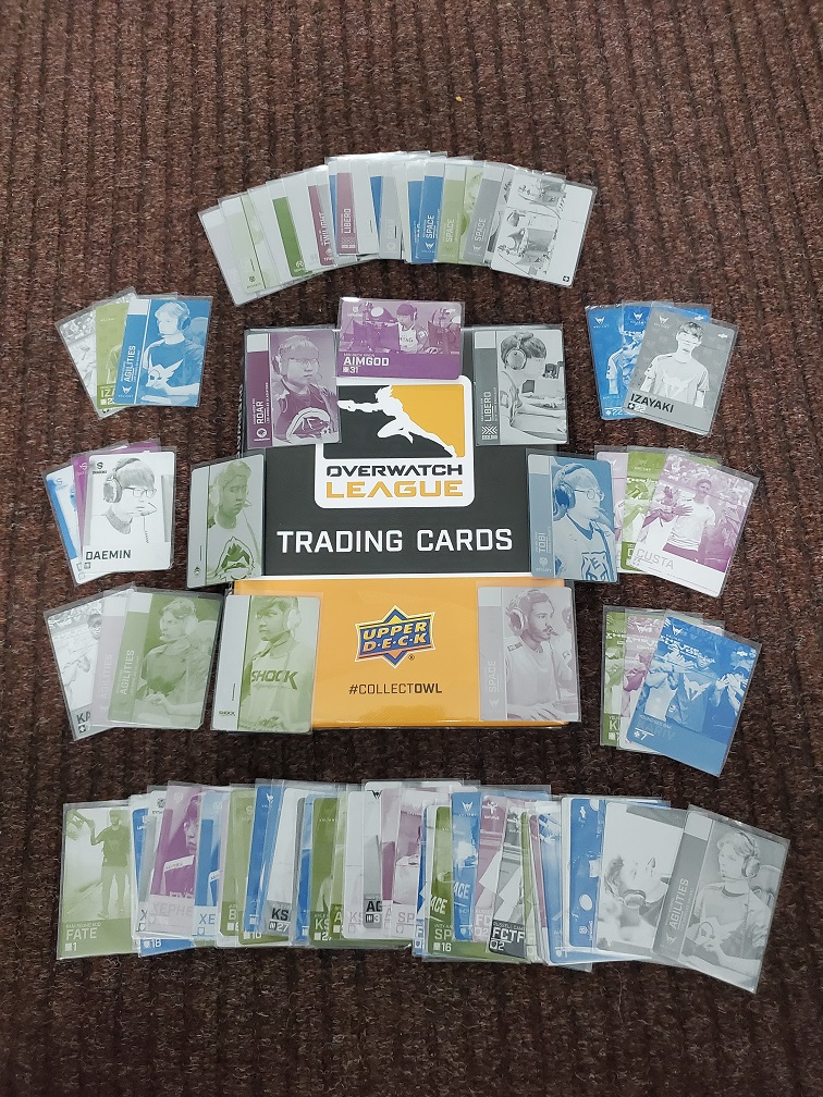 Overwatch League Printing Plate Collection With Trading Card Binder