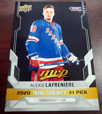 upper deck alexis lafreniere draft pick redemption mvp regular