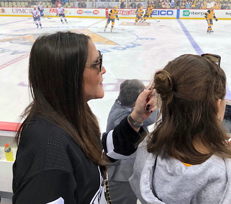 lori bertman nhl pittsburgh penguins game