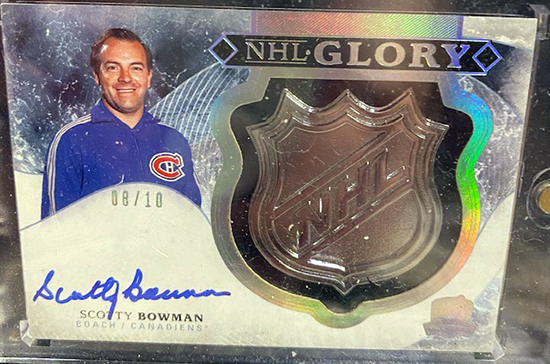 scotty bowman winning coach montreal canadiens upper deck the cup nhl glory autograph