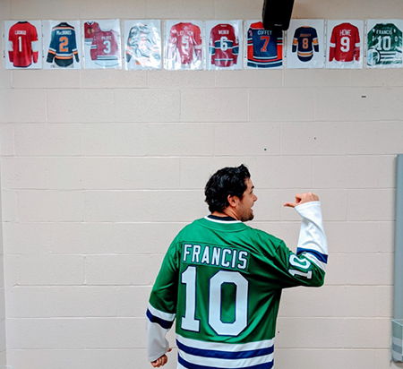 james samson hockey teacher 100 day party francis