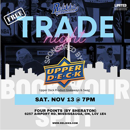 upper deck trade night expo