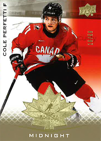 upper deck team canada midnight parallel perfetti