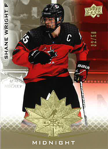 upper deck team canada wrightmidnight parallel 