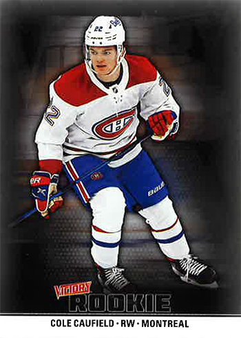 upper deck victory black rookie caufield