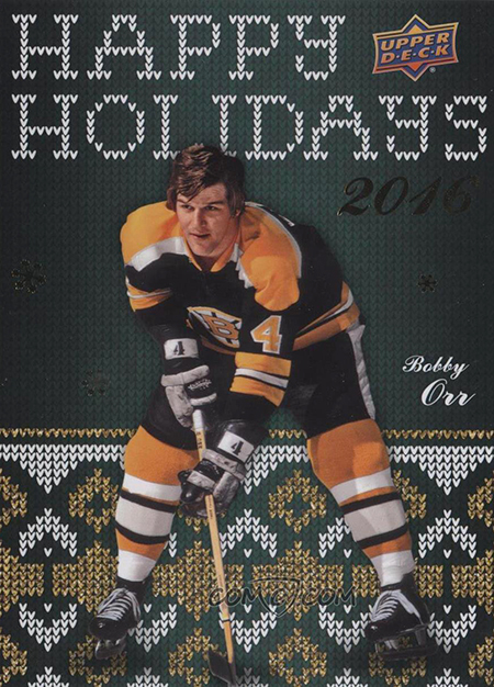 upper deck holiday card bobby orr